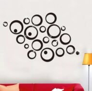 Ring mirror sticker wall decor - Image 3