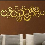 Ring mirror sticker wall decor - Image 2