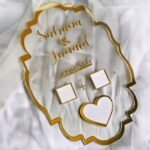 Customized Golden Acrylic Nikkah Booklet