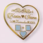 Acrylic Heart Shape Booklet