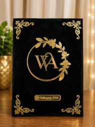 Luxury Personalized Nikah Booklet