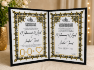 Luxury Personalized Nikah Booklet - Image 2