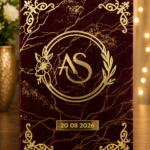 Luxury Personalized Nikah Booklet