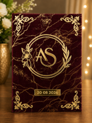 Luxury Personalized Nikah Booklet