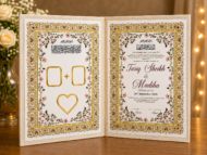 Luxury Personalized Nikah Booklet - Image 2