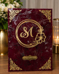 Luxury Personalized Nikah Booklet