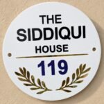 Custom Acrylic House Name Plate