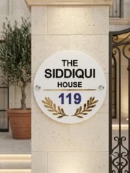 Custom Acrylic House Name Plate - Image 2